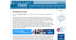 Desktop Screenshot of pragmatismtoday.eu